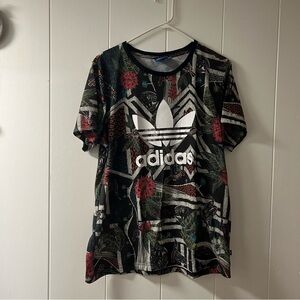 Adidas Originals Graphic T-Shirt with Logo Size Large